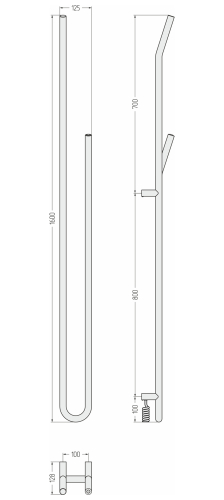 ЭПС "ЛОКОН" 1600х125 правый