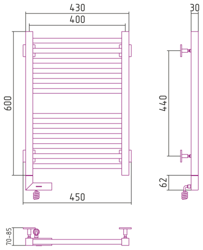 РЭБ "МОДУС 2.0" 600х400 / МЭМ левый