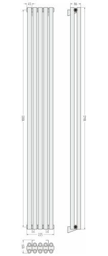 ДР ЭСТЕТ-00 н/ж 1800х225 / 5 сек ДР ЭСТЕТ-00 н/ж 1800х225 / 5 сек