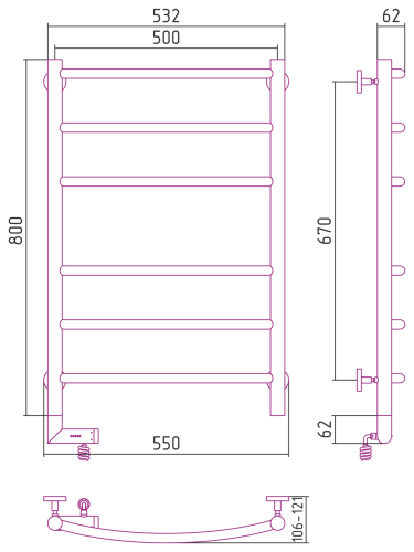 РЭБ "ГАЛАНТ 2.0" 800х500 / МЭМ левый