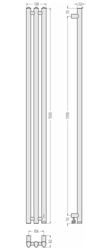 ЭПС "ТЕРЦИЯ 4.0" 1500х106 правый