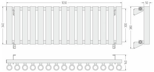 ДР КУМИР-0 н/ж  300х1030 / 15 сек