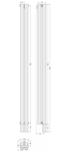 ДР ЭТАЛОН-00 н/ж 1800х128 / 2 сек