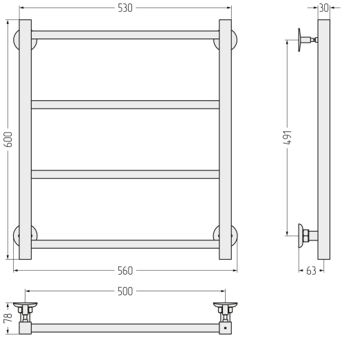 ПС СТИЛЬЕ "Версия-КН" 600х500 (4) П 20х20