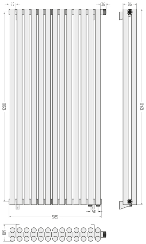 ДР ЭСТЕТ-11 н/ж EU50 1200х585 / 13 сек