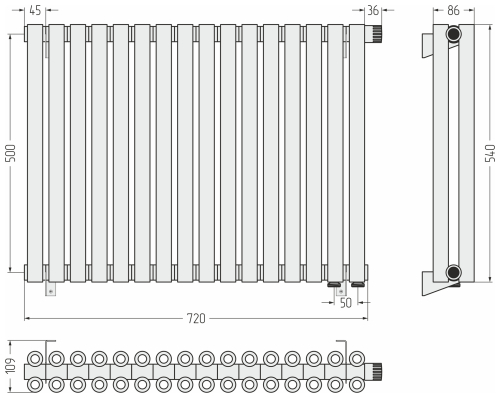 ДР ЭСТЕТ-00 н/ж EU50 500х720 / 16 сек