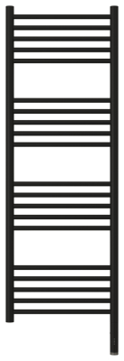 РЭБ "БОГЕМА 3.0" прямая 1200х400 / МЭМ правый (Матовый чёрный)