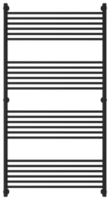ДР "Богема+" прямая 1500х800 (Матовый чёрный)