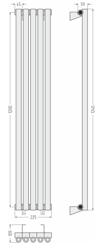 ДР ЭСТЕТ-0 н/ж 1200х225 / 5 сек ДР ЭСТЕТ-0 н/ж 1200х225 / 5 сек