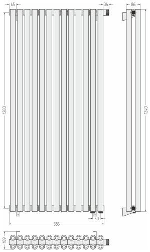 ДР ЭСТЕТ-00 н/ж EU50 1200х585 / 13 сек