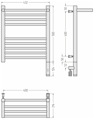 РЭБ "БОГЕМА 3.0" 1П 500х400 / МЭМ правый