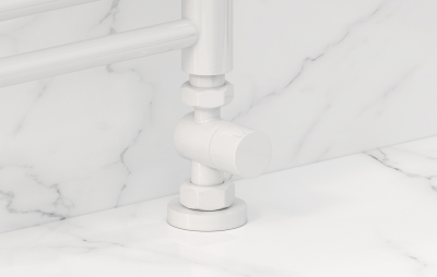 Вентиль прямой (под шестигранник) G 1/2" НР х G 3/4" НГ (Белый)