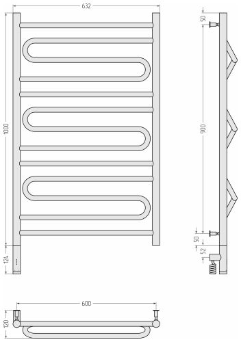 РЭБ ЭЛЕГИЯ 3.0 1000х600 МЭМ левый