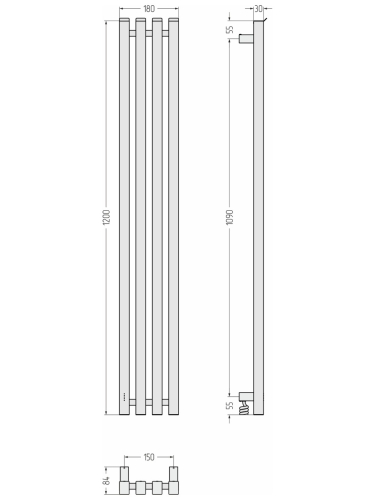 ЭПС "САТЕРЛЕНД 4.0" 1200х150 левый