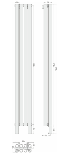 ДР ЭТАЛОН-00 н/ж 1800х256 / 4 сек
