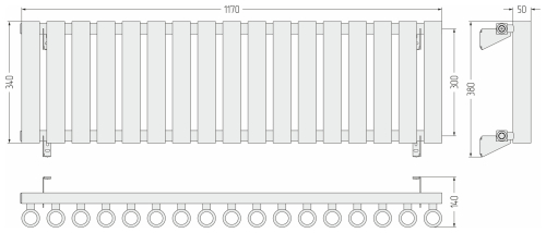 ДР КУМИР-0 н/ж  300х1170 / 17 сек