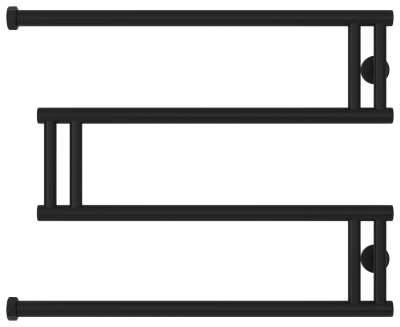 ДР High-Tech model "M" 500х650 (Матовый чёрный)