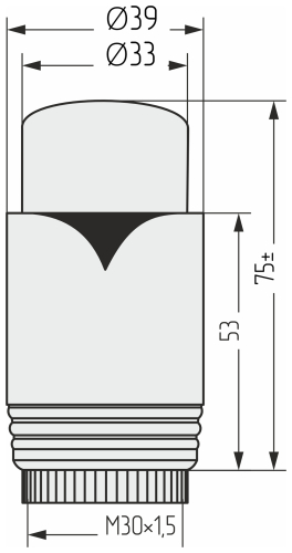 Головка терморегулирующая Termostat TRV