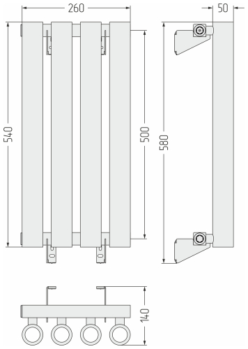 ДР КУМИР-0 н/ж  500х260 / 4 сек