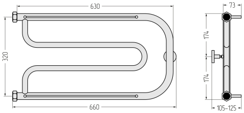 ВПС Гусли 2П 320х650 Н. Г. 1"