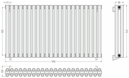 ДР ЭСТЕТ-00 н/ж 500х990 / 22 сек ДР ЭСТЕТ-00 н/ж 500х990 / 22 сек