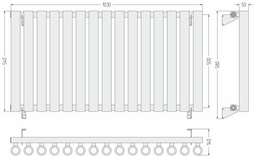 ДР КУМИР-0 н/ж  500х1030 / 15 сек