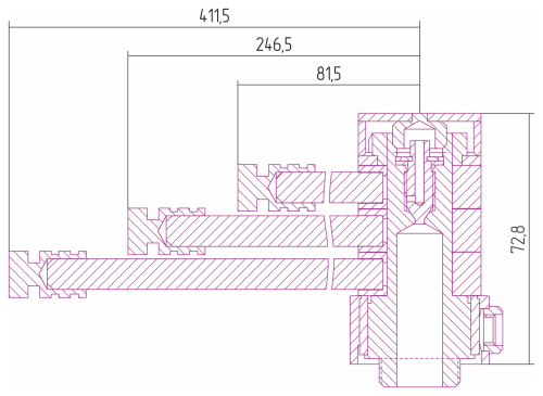 Вешалка "ВЕЕР-КВ" н/ж для ДР "СУНЕРЖА" (ХАМЕЛЕОН)
