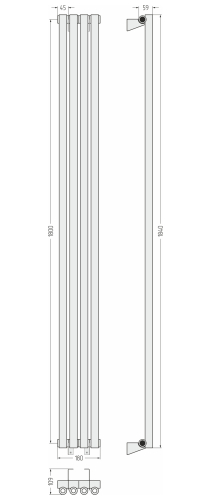 ДР ЭСТЕТ-0 н/ж 1800х180 / 4 сек ДР ЭСТЕТ-0 н/ж 1800х180 / 4 сек