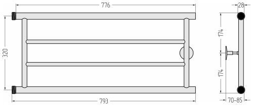 ПС СТИЛЬЕ "Минор 0600" 320х800 (2) П ПС СТИЛЬЕ "Минор 0600" 320х800 (2) П