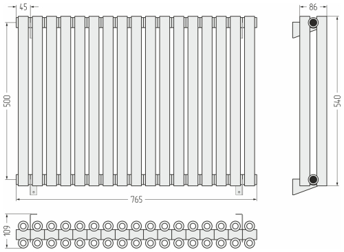 ДР ЭСТЕТ-00 н/ж 500х765 / 17 сек