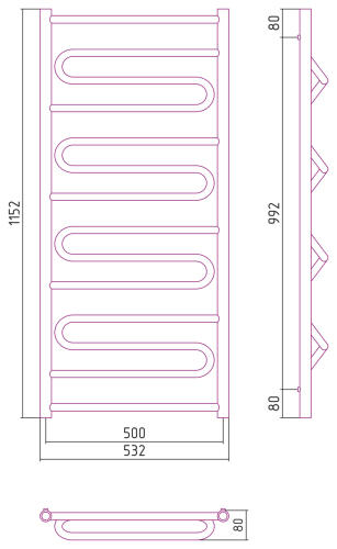 ПС "Элегия-ПРОФИ" 1200х500