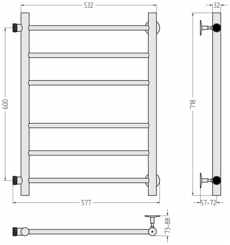 ПС СТИЛЬЕ "Версия-Б"600х500 (3+3) П 18