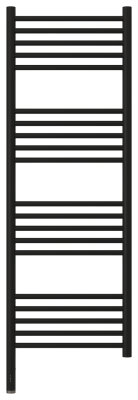 РЭБ "БОГЕМА 3.0" прямая 1200х400 / МЭМ левый (Матовый чёрный)