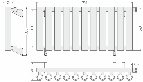 ДР КУМИР-0 н/ж EU50 правый  300х750 / 11 сек