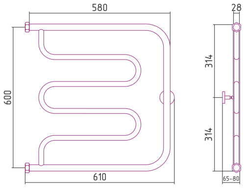 ВПС "Лира+" 600х600 Н. Г. 1"