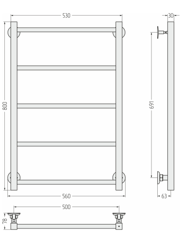 ПС "ВПС-50" 800х500 (5) ПК 20х20