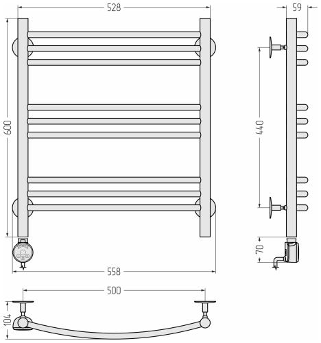 ЭПС СТИЛЬЕ "Формат 10 ТЛ" 600х500 (3+3+3) Г16