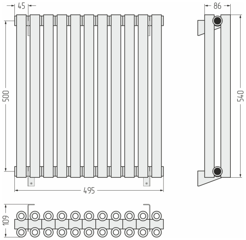 ДР ЭСТЕТ-00 н/ж 500х495 / 11 сек