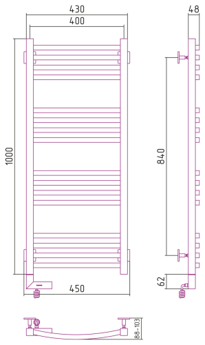 РЭБ "АРКУС 2.0" 1000х400 / МЭМ левый
