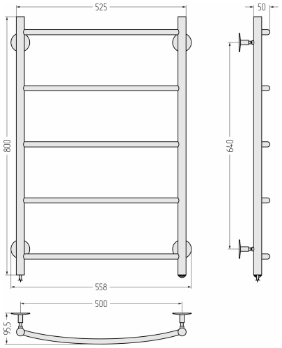ЭПС СТИЛЬЕ "Формат 40 Л" 800х500 (5) Г16