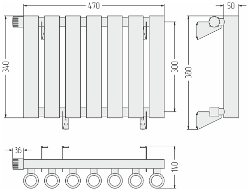 ДР КУМИР-0 н/ж EU50 левый  300х470 / 7 сек