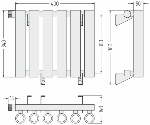 ДР КУМИР-0 н/ж EU50 левый  300х400 / 6 сек
