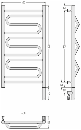 РЭБ ЭЛЕГИЯ 3.0 800х400 МЭМ правый