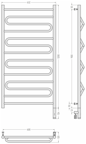 РЭБ ЭЛЕГИЯ 3.0 1200х600 МЭМ правый